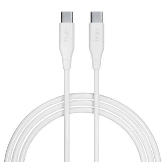 Kabel Allity AUC-02 USB-C/USB-C 2m 60W bílý