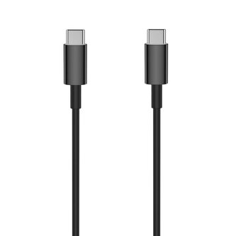 Kabel Setty USB-C/USB-C 1m 3A černý
