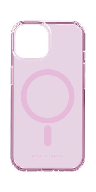 Kryt iDeal Of Sweden Clear Case Entry s Magsafe pro Apple iPhone 15 světle růžový