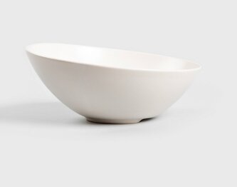 Mísa | FAMELIO | šikmá bílá | 23 cm | 725524