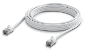 Ubiquiti UniFi Premium Patch Cable Outdoor 5m - Patch kabel, venkovní, Cat6A, bílý, 5m