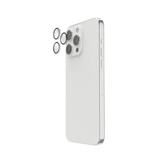 Hama Cam Protect, ochrana fotoaparátu pro iPhone 14 Pro/14 Pro Max, 3 individuální skla