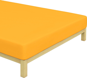 Jersey prostěradlo Sytě Žluté Rozměr: 90x200 cm