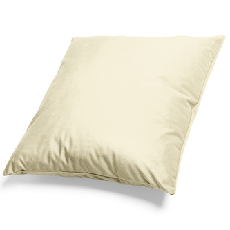 Mikroplyšový povlak na polštář 50x50 cm Smetanový