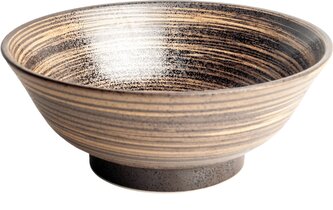 Keramická mísa na ramen Japan Uzu hnědá 21 cm