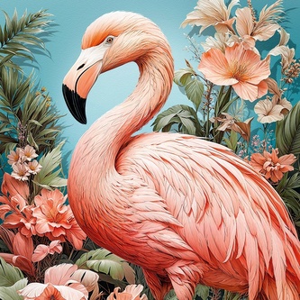 Puzzle Cherry Pazzi 1000d. Plameňák (Think Pink)