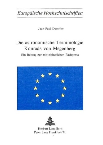 Die Astronomische Terminologie Konrads von Megenberg