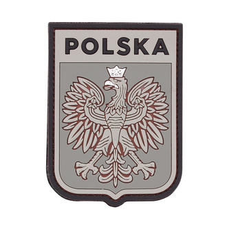 101 Inc. - Naszywka 3D - Polska herb - Szary - 444130-7056