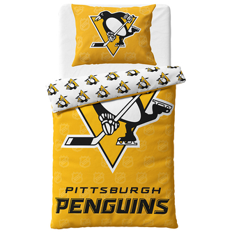 Hokejové povlečení NHL Pittsburgh Penguins Shields Velikost: 140x200 + 70x90 cm
