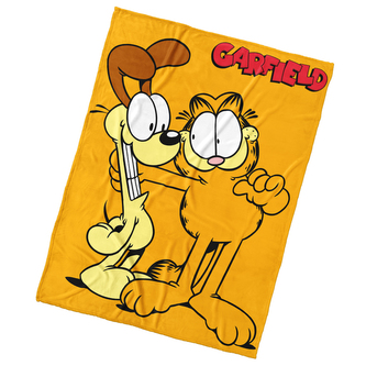 Dětská deka Garfield a kamarád Odie 150x200 cm Dětská deka Garfield a kamarád Odie 150x200 cm