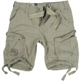 Kraťasy Airborne Vintage Shorts - světle olivové, 3XL
