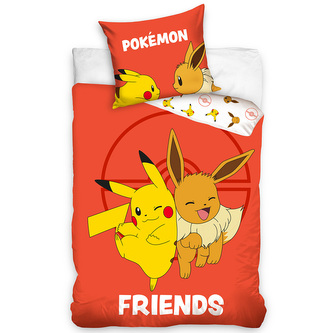 Dětské povlečení Pokémon Eeve a Pikachu Dětské povlečení Pokémon Eeve a Pikachu