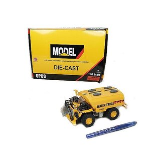 Vůz čistící cisterna 16cm kov zpětný chod BO se světlem a zvukem