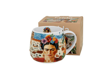 Kubek baryłka MEXICAN ART RED