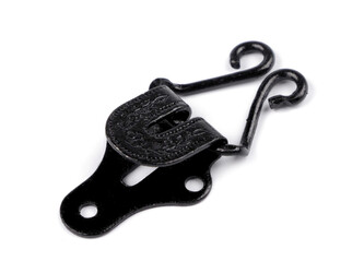 Kalhotový háček dvoudílný - 24 ks - černý lak