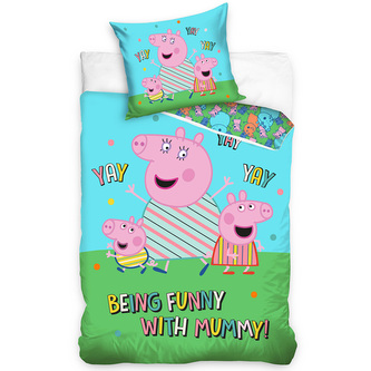 Dětské povlečení Prasátko Pepina Nejlepší Maminka