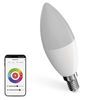 EMOS Chytrá LED žárovka GoSmart svíčka / E14 / 4,8 W (40 W) / 470lm / RGB / stmívatelná /Zigbee