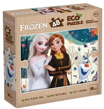 Puzzle 48 Frozen Eko dwustronne