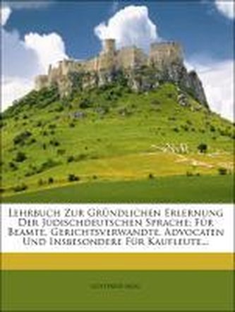 Lehrbuch Zur Gründlichen Erlernung Der Jüdischdeutschen Sprache: Für Beamte, Gerichtsverwandte, Advocaten Und Insbesondere Für K