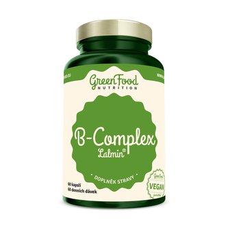 GreenFood nutrition - B-komplex lalmin 60 vegan kapslí