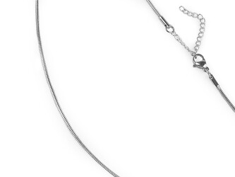 Hadí řetízek z nerezové oceli - 1 ks - 2 (1,6 mm) platina