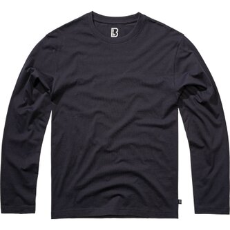 Pánské triko Premium Longsleeve Shirt, Brandit, navy, L