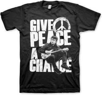 Tričko John Lennon - Give Peace A Chance, M
