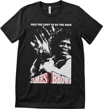 Tričko James Brown - Cost To Be The Boss, S