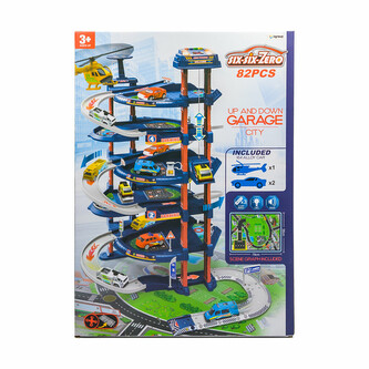 Parking miejski z matą i akcesoriami 82el światło / dźwięk Y101770