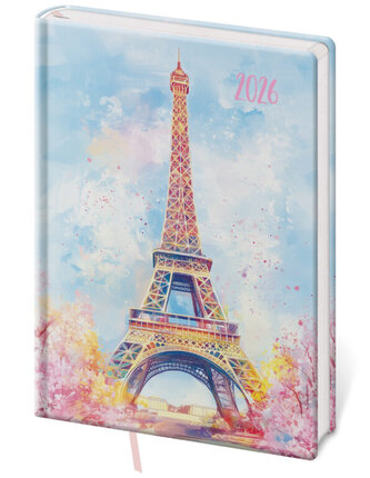 Denní diář A5 Vario Lyra Paris