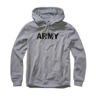 Mikina s kapucí Brandit Army - šedá, 5XL
