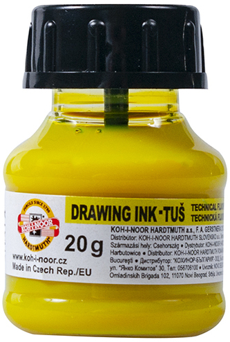 Tusz kreślarski Fluo żółty, Koh-I-Noor