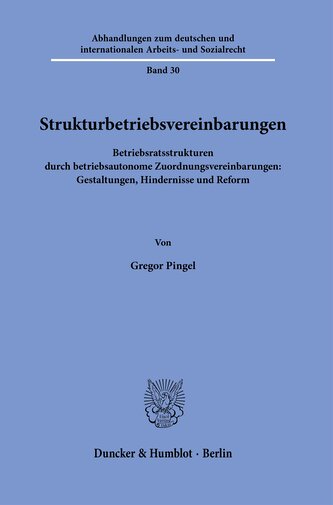 Strukturbetriebsvereinbarungen