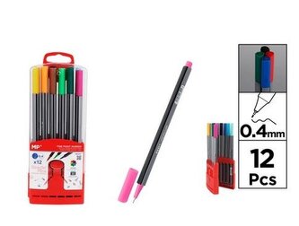 Cienkopis 0.4mm 12 kolorów