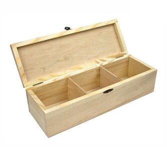 Pudełko drewniane z zamkiem 30x10x8cm