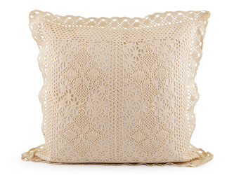 Paličkovaný povlak na polštář 45x45 cm - 2 ks - 2 režná