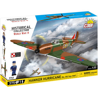 II WW Hawker Hurricane No 302 Sqn. RAF, 1:32, 375 k, 1 f
