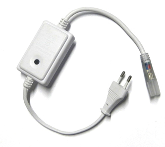 eLite jednoduchý ovladač pro LED svítící pásky, AC220V, RGB