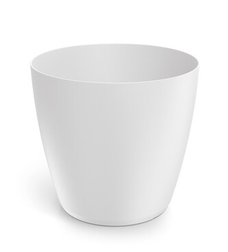 Květináč MATIS bílý, varianta 13,8 cm