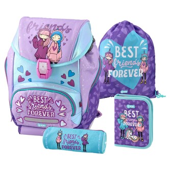 Školní brašna Logická sada 4v1 - Magické přátelství