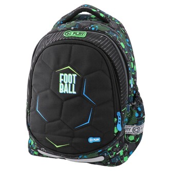 Školní batoh MAXX anatomický - Neon Football