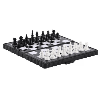 Cestovní magnetické šachy a dáma 2v1