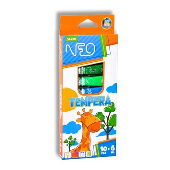 Temperové barvy Neo Fantasy 6 ml / sada 10 ks