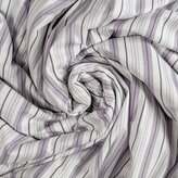 Bavlněné napínací prostěradlo 200x200cm fialový proužek