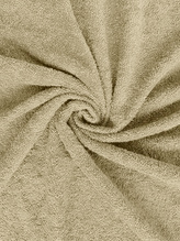 Prostěradlo Froté Top 180x200 cm krémová