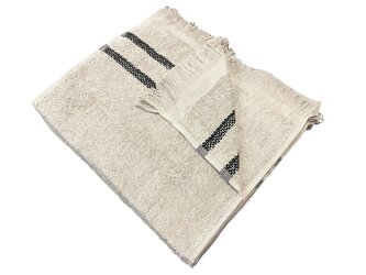 Dětský ručník Mikuláš 30x50 cm s třásněmi světle šedý Dětský ručník Mikuláš 30x50 cm s třásněmi světle šedý