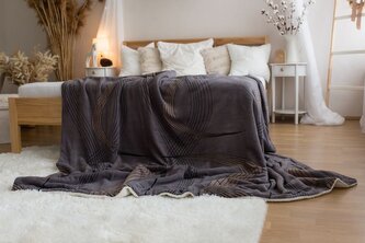 Beránková deka 150x200cm Gold ribbon