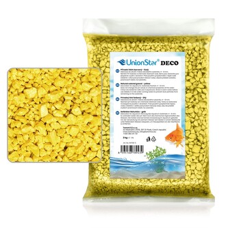 Akvarijní štěrk žlutý 2 kg DECO