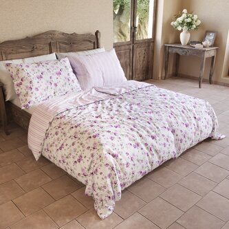 Francouzské bavlněné povlečení PROVENCE COLLECTION 240x200, 70x90cm VIENTO růžové