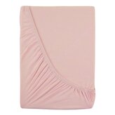 Jersey prostěradlo s lycrou jednolůžko 90x200cm světle růžové